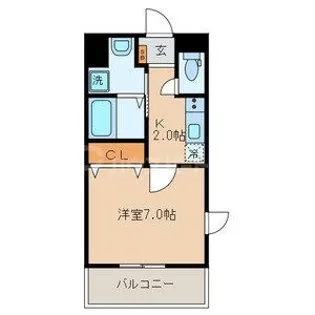 シャトーヴィオレ【4階】の間取り