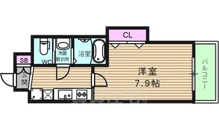 LUXE今里【3階】の間取り