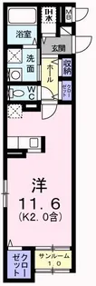 サニーレジデンス【1階】の間取り
