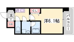 レオンコンフォート神戸ハーバーウエスト【13階】の間取り