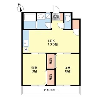 メゾン・ド・鎌ヶ谷【1階】の間取り