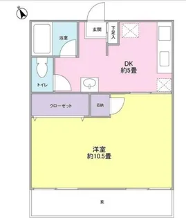 錦ハイツ【1階】の間取り