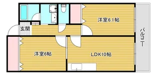 グランドムール【5階】の間取り