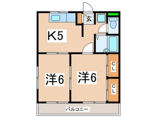 キャムハウスI【3階】の間取り