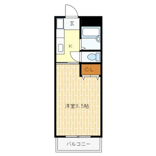 シベルニー磐田A【2階】の間取り