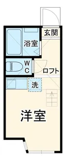 ユナイト戸塚ヴェルサイユの杜【1階】の間取り