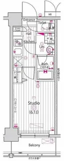 ガーラ横濱関内グランドステージ【5階】の間取り