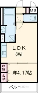 リバーサイド桂弐番館【2階】の間取り