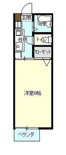 ルーベル遠石【2階】の間取り