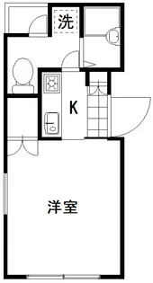 荒川ビル【4階】の間取り