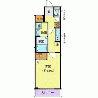 クレヴィスタ赤羽【2階】の間取り