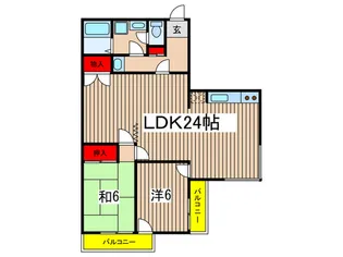 飯島ガ-デンハウス【2階】の間取り