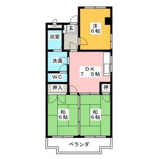 メゾン井上【2階】の間取り
