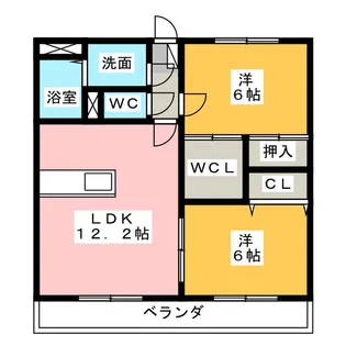 グランドゥール【2階】の間取り