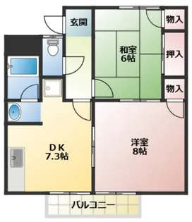 フォレスト大森【1階】の間取り