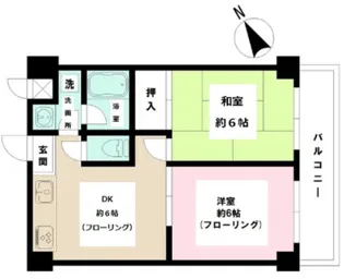 グランドパレス鶴川【2階】の間取り