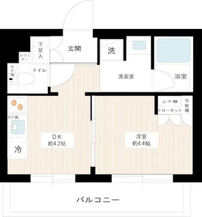 ARCOBALENO ITABASHISAKURAGAWA【3階】の間取り
