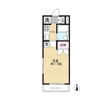 クレムス【1階】の間取り