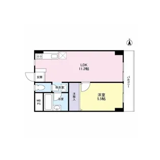 丸元マンション【3階】の間取り