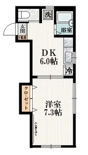 グリフィンヤード【1階】の間取り