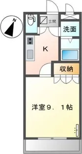 プロニティ・ビーズ B棟【2階】の間取り