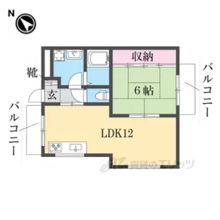 グローリーホーム福地【2階】の間取り