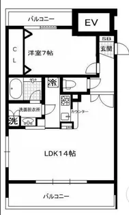 Lamuze Platinum(ラミューズ プラチナ)【4階】の間取り