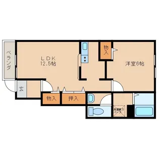ミニョンミキ【1階】の間取り