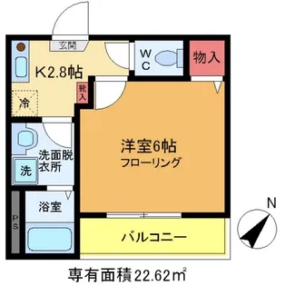 堀越メゾン【4階】の間取り