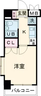 ガーラ駒沢大学【2階】の間取り