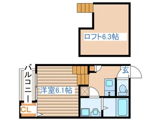 ハーモニーテラス燕沢【2階】の間取り