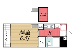 ピソコモド【2階】の間取り