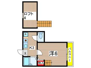 シャトレ-ゼ【2階】の間取り