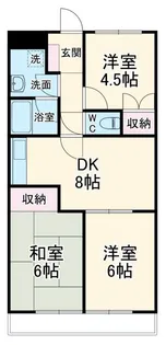 ホワイトガーデン【2階】の間取り