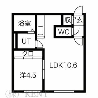 GranMode西町南【2階】の間取り