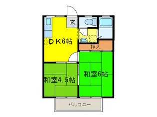映和ハイツ【2階】の間取り