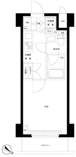 ルーブル川崎貝塚弐番館【6階】の間取り