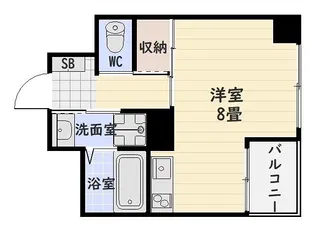 碧水館【4階】の間取り