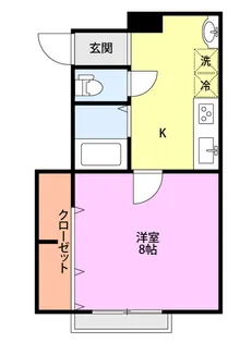 マリンガイア【2階】の間取り