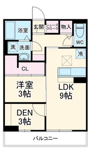 アマーテ姫子 B棟【1階】の間取り