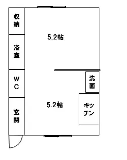 エポック近文駅前【1階】の間取り