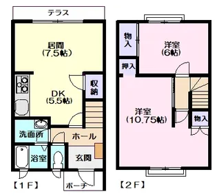 ら・べるでゆーらの間取り