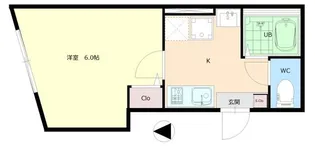 6th Av.RESIDENCE AYASE【5階】の間取り