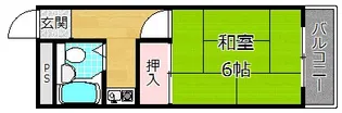 ハーモニーヒルズ桜丘【6階】の間取り