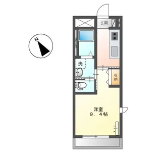 オランジュリー【2階】の間取り
