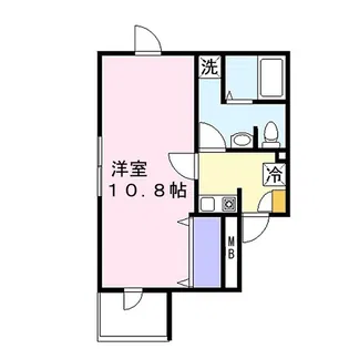 イーストサイドコート【3階】の間取り