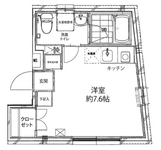 アクティ笹塚【6階】の間取り