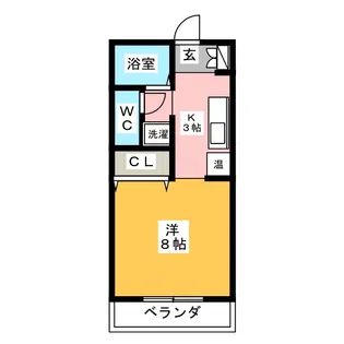 クリーブランドハイツ【2階】の間取り