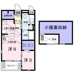 オーブハウス【2階】の間取り