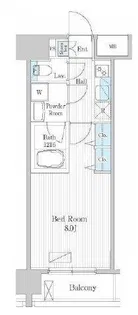 UPPER FIELD WOOD【5階】の間取り